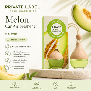 Ambientador para Auto con Aroma a Melón, Marca Privada, 6ml, OEM |   Fragancia para Auto Sin Alcohol |   España UE - Product Image 2