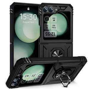 เคส Samsung Galaxy Z Flip7 2025 พรีเมียม พร้อมขาตั้งแม่เหล็ก - Product Image 1