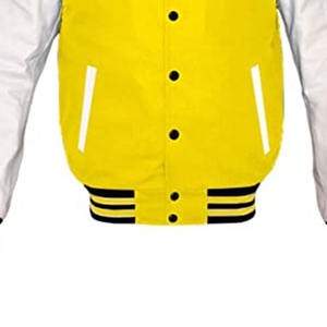 Chaqueta Varsity Deportiva de Arbaz Sports, Diseño Casual y Elegante, Delgada, Transpirable, con Forro Polar Suave, Estilo Hip Hop, Venta al Por Mayor - Product Image 6