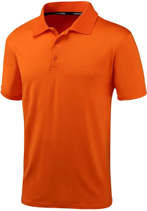 Camisetas Polo de Algodón 100% al por Mayor, Modelo 2026, Personalizadas, Lisas, Color Naranja, para Golf, con Servicio de Diseño Gratuito, Patrón Sólido, Camisa para Hombre - Product Image 5