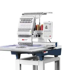 single head multifunctional computer bordadora industrial tshirt embroidery machine