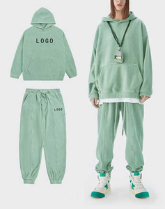 Conjunto de Sudadera con Capucha Corta y Holgada para Mujer, Transpirable, de Manga Larga para Verano, con Diseño Estampado para Uso en Invierno - Product Image 1