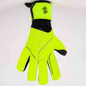 Gants de gardien de but personnalisés de haute qualité en latex antidérapant avec fermeture à crochets et boucles, ajustement moyen - Product Image 5