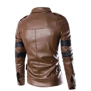 Chaqueta de bombardero de cuero de vaca 2025 para hombre, totalmente personalizada, estilo de motorista de camuflaje, temporada de primavera, hecha en Sialkot Pakistán - Product Image 4