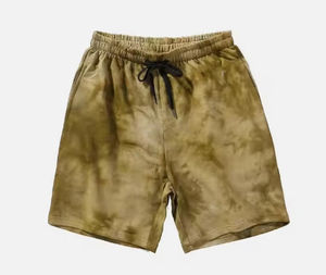 Nouvelle arrivée Style personnalisé avec logo Plus Size Mens Acid Wash Sweat Shorts French Acid Wash Terry Shorts For Men OEM Serviced - Product Image 3