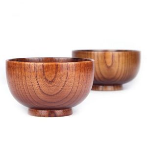 Tazón de Madera Hecho a Mano de Alta Calidad Vintage para Ensaladas y Sopas, Diseño Clásico y Elegante, Nuevo Tazón de Madera Ecológico para Servir - Product Image 3