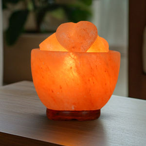 Cuenco de lámpara de sal de madera Natural de alta calidad ecológico hecho a mano estilo moderno decoración del hogar realista tamaño personalizable diseñado - Product Image 3