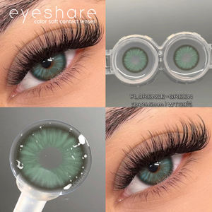 Eyeshare Half Yearly Disposable Hema <strong>Contact</strong> <strong>Lens</strong> Blue <strong>Lens</strong> 2 Pieces Brown Gray Colored <strong>Contact</strong> <strong>Lenses</strong> - Product Image 5