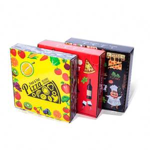 Corrugated White Pizza Boxes 13 Inch <b>Machine</b> Print Paper <b>Machine</b> <b>Making</b> Black Pizza Box - Product Image 4