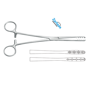 Pinzas de tampón Ulrich de acero inoxidable de alta calidad, fabricante de instrumentos quirúrgicos rectos de 27cm/10,75 pulgadas - Product Image 6