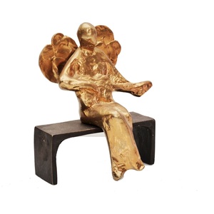 Escultura de aluminio fundido que celebra la textura esculpida, la armonía creativa y la sofisticación visual duradera. - Product Image 5