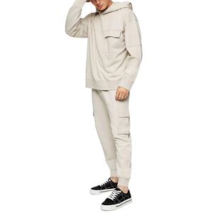 Automne hiver pull-over sweat à capuche survêtement unisexe survêtement poids lourd Logo personnalisé 100% coton survêtement survêtements ensembles unisexes - Product Image 6