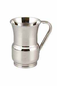 En gros Argent Couleur Perle Pichet Simple Paroi En Acier Inoxydable Gobelet avec Miroir Polonais Martelé Servir Tasse D'eau - Product Image 3