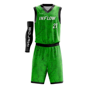 Academy Kids Baloncesto Chalecos Kit Set Venta al por mayor Nuevo diseño Sublimación Reversible Baloncesto Uniforme Verano Camisa transpirable - Product Image 5