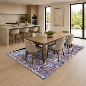 <b>RUGS</b> DEPOT LXDP-0394 Wholesale Grey Silver Minimalist Designer Digital Printed Machine Washable Chenille Area <b>Rug</b> <b>Non</b> <b>Slip</b> - Product Image 4