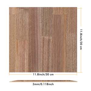 แผ่นไม้อัดฟอร์มาลดีไฮด์ E0 คุณภาพสูง หลากหลายขนาด สำหรับงาน DIY (11.8" x 11.8" x 0.118") - Product Image 1