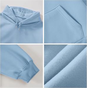 Sudadera con Capucha Unisex de Algodón, Estilo Urbano, con Estampado Personalizado, Forro Sólido, Talla Grande, Hecha en Bangladés - Product Image 6