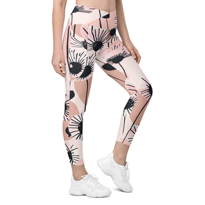 Mallas de Yoga de cintura elástica para mujer de talla grande personalizada a la venta, mallas, pantalones de yoga, mallas de gimnasio - Product Image 1
