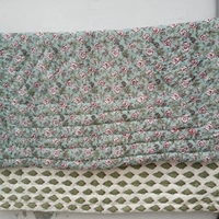 Ensemble de literie en flanelle 100% coton vintage fait main, broderie rouge, pour adultes - Tailles King et Twin pour la maison et l'hôtel
