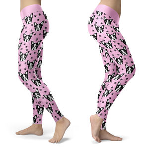 Leggings de sublimation personnalisables OEM de haute qualité, taille élastique, marque privée, bon prix, polyester/nylon - Product Image 1