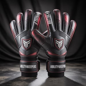 Guantes de portero de cuero Premium personalizables de alta calidad para uso en exteriores - Product Image 3