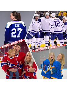 Camisetas de hockey por sublimación con logotipo personalizado, uniforme deportivo OEM de alta calidad para jóvenes y adultos, precio barato, ropa de hockey sobre hielo - Product Image 5