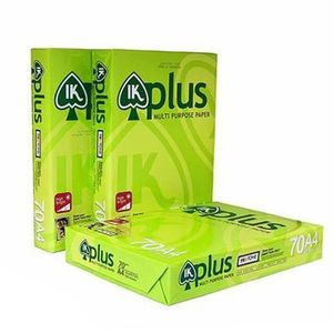 Papier copie A4 IK Plus de haute qualité, 80 g/m², blanc, 100 % pâte de bois vierge, 500 feuilles par paquet, usage multi-usage pour le bureau - Product Image 2