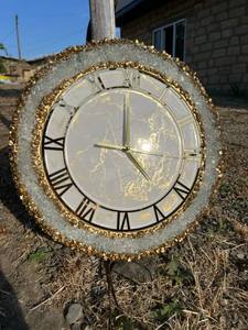 UNIQUE Epoxy Resin Wall <b>Clock</b> Epoxy Resin Living Room best qulatiye Furniture Home Decor Wall <b>Clock</b> Customized best - Product Image 5