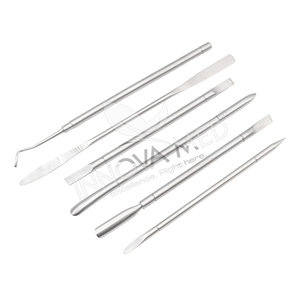Empujadores de cutículas de acero inoxidable Juego de empujadores de cutículas de doble extremo Juego de herramientas limpiadoras de uñas ecológicas Espátula para quitar cutículas - Product Image 4