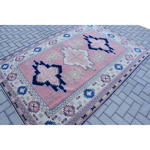 Alfombra turca Vintage grande de 5,6x7,8 pies, diseño de retazos, Material de lana, látex para adolescentes, forma rectangular, habitación de alfombra para Tabriz, pasillo - Product Image 2