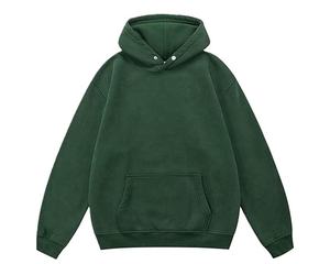 Sudadera con Capucha de Alta Calidad, Lavada al Ácido, Estilo Desgastado, Diseño 3D en Relieve, Talla Grande - Product Image 3