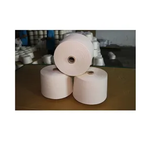 Fast shipping Ring spinning cotton / polyester (cvc yarn (cotton/polyester)) From Ne 10 to Ne 30 Carded or combed