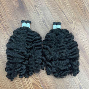 Extensions de cheveux humains tissés, mèches de cheveux bruts, boucles fines, vapeur premium 2026, extrémités épaisses - Product Image 6