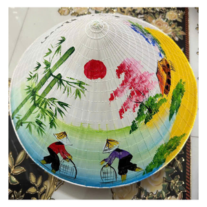 หมวกทรงกรวยใบปาล์มทำจากไม้ไผ่สำหรับแฟชั่นสุดเก๋: หมวกทรงกรวยใบปาล์มธรรมชาติจากเวียดนามเหมาะสำหรับการเดินทางสไตล์ที่กำลังมาแรง - Product Image 1