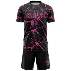 Conjunto de Uniforme de Fútbol Sublimado Personalizado Directo de Fábrica, Uniforme con Nombre Personalizado de Alta Calidad, Servicio OEM, Ligero y Transpirable - Product Image 2