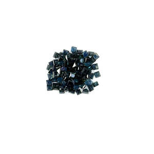 Zafiro Azul Real Natural Australiano Sin Tratar, Gema Suelta Calibrada en Forma de Cuadrados de 2mm y 3mm, Corte Ovalado Facetado, Color Azul Real, Fino, 8mm - Product Image 2