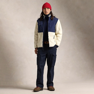 Chất Lượng Cao Tùy Chỉnh Người Đàn Ông Của Lông Cừu Áo Khoác Thiết Kế Độc Đáo Mùa Đông 100% <span class=keywords><strong>Polyester</strong></span> Cực Lông Cừu Áo Khoác Người Đàn Ông Làm Trong Pakistan - Product Image 3