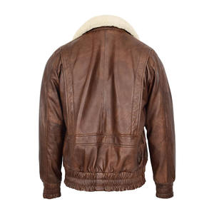 เสื้อแจ็กเก็ตสำหรับนักขี่มอเตอร์ไซค์แฟชั่นแบบคลาสสิกของผู้ชายเสื้อแจ็กเก็ตบอมเบอร์มีซิปทรงพอดีตัวเนื้อผ้าประสิทธิภาพสูงวัสดุใหม่ - Product Image 3