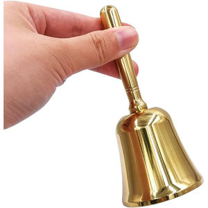 Cloche de service en laiton-Laiton poli/Puja/Pooja Bell Utilisation religieuse Différentes tailles disponibles - Product Image 2