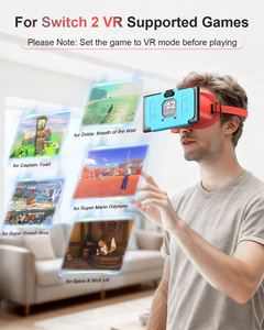 Gafas de Realidad Virtual Inmersivas para <span class=keywords><strong>Switch</strong></span> 2, Pantalla HD 3D Inmersiva Compatible <span class=keywords><strong>con</strong></span> la Consola de <span class=keywords><strong>Juegos</strong></span> <span class=keywords><strong>Switch</strong></span> 2, Cómodas y Ajustables - Product Image 5