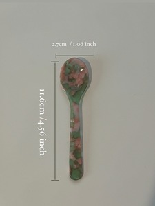 Cuchara de Resina Moderna para Cocina, con Diseño de Dial, Superficie Lisa, Ideal para Servir Alimentos - Product Image 2