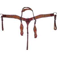 Ensemble de bride et de collier de poitrail pour cheval western, best-seller, réglable, confortable, durable, équipement d'équitation pour l'entraînement des chevaux