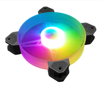 Ventilateur de boîtier PC en gros F011 Blanc RGB 120 mm 4 broches Dissipateur thermique en aluminium Ventilateur de refroidissement silencieux pour processeur