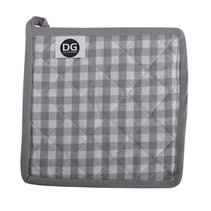 100% Cotton Heat Resistant Printed <b>Oven</b> Mitts <b>with</b> <b>Silicone</b> Strip Green Pot Holders Durable Eco-Friendly for Home Restaurant Use - Product Image 6