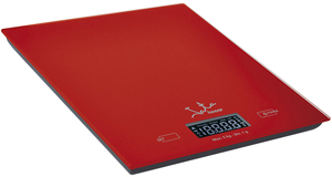 Bilancia da cucina Temperit con touchscreen rosso e vetro di sicurezza, fino a 5 kg. (Jata 729R) - Product Image 3