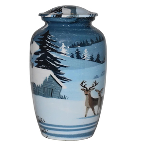 Urnes funéraires de haute qualité Urnes de crémation en aluminium de conception classique pour cendres humaines au meilleur prix - Product Image 1