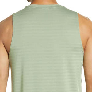 Camiseta sin mangas deportiva para hombre 100% transpirable y de secado rápido diseño único tejido de punto precio bajo - Product Image 6