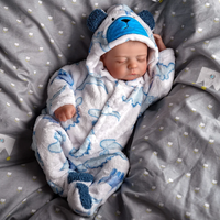 Poupées Reborn Babeside en gros, poupée Reborn bébé garçon endormi de 20 pouces, poupée réaliste Noah