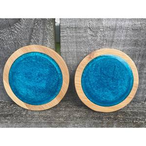 Dessous de verre en résine époxy carré rond de super qualité artisanat en résine formes personnalisées sous-verres - Product Image 2