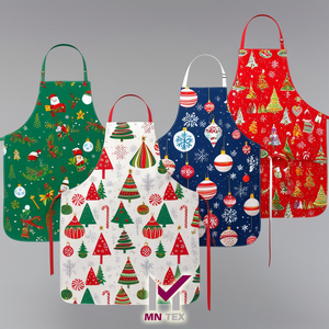 Bền nhà bếp Tạp dề in thiết kế Cotton Linen <span class=keywords><strong>Polyester</strong></span> Kích thước tùy chỉnh số lượng lớn đơn đặt hàng cho công nghiệp và sử dụng nhà bán buôn - Product Image 5